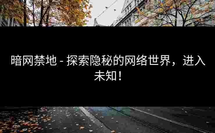 暗网禁地 - 探索隐秘的网络世界，进入未知！